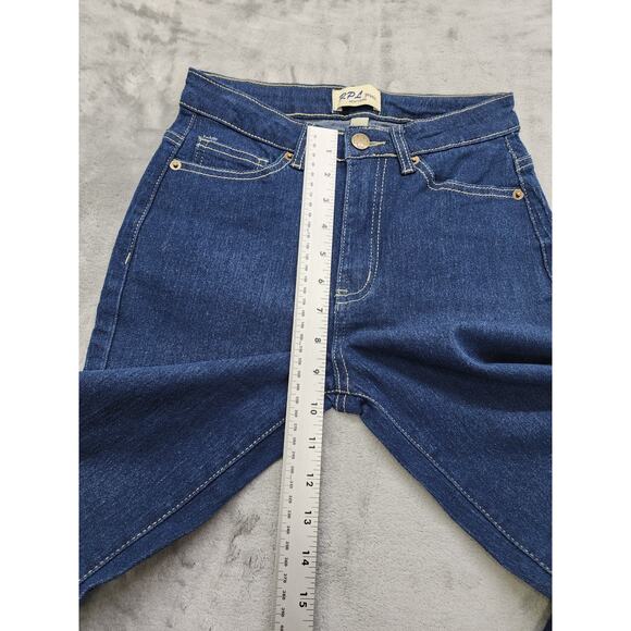 RPL Jeans New York High Rise Skinny Jeans Size 3 Juniors Blue Dark Wash Stretch - Picture 10 of 13